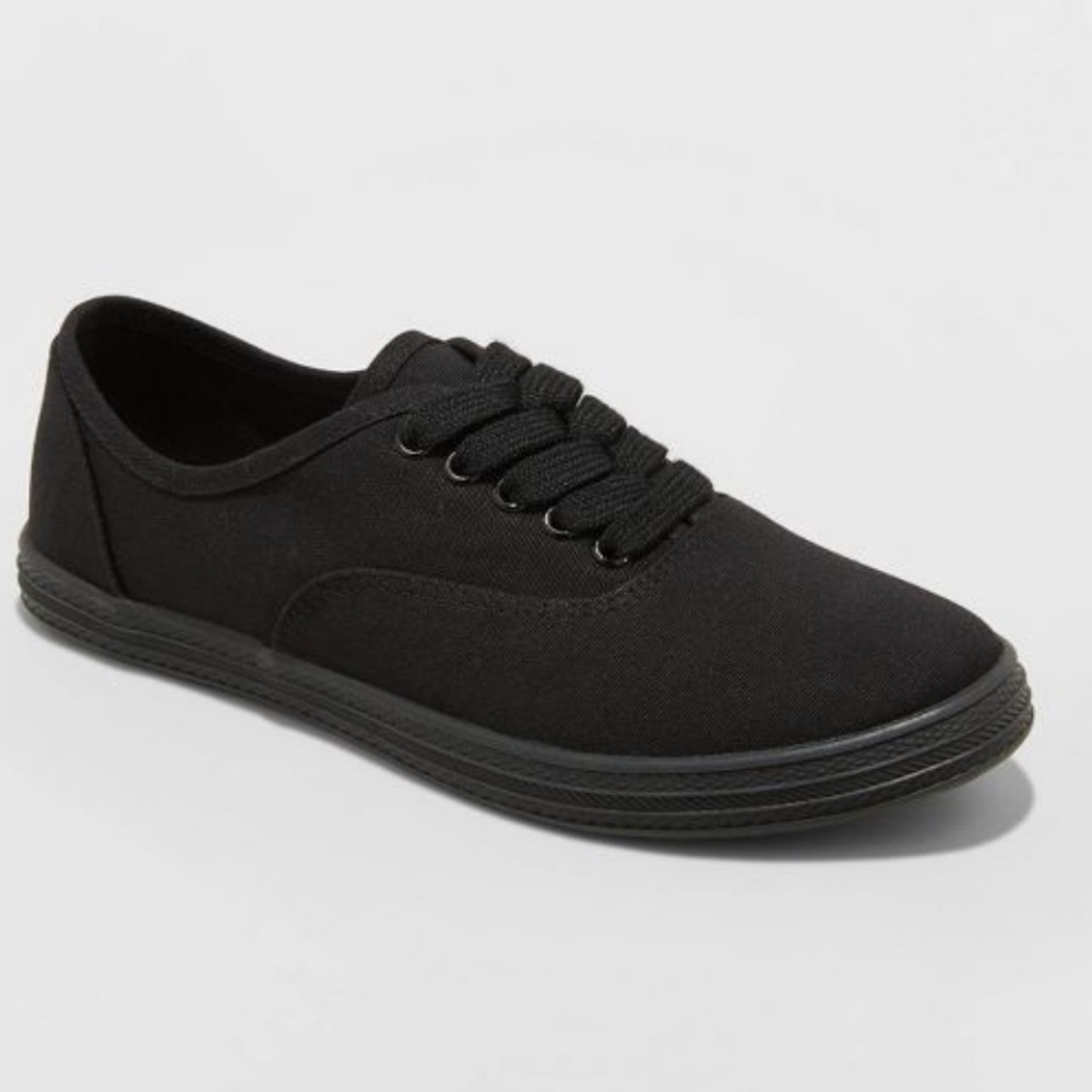 Black Converse-Style Sneakers